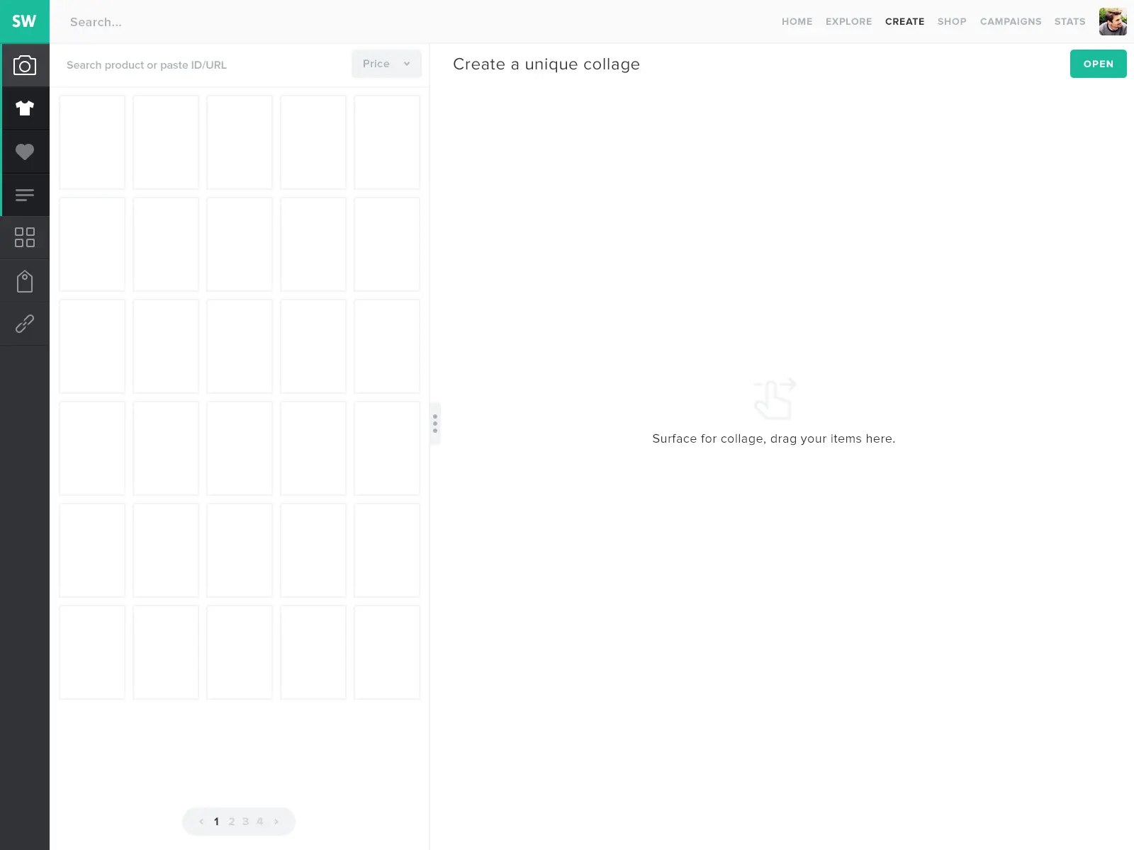 Stylewish Collage Tool